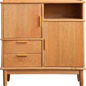TOMYEUS Sideboard Living Room Sideboard Cupboard Wine Cabinet Kitchen Storage Cabinet Dining Room Storage Cabinet Simple Tea Cabinet Entrance Cabinet Buffet Cabinet (Size : 95 * 40 * 99cm)