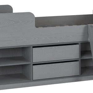 Seconique Felix Low Sleeper Bed in Grey