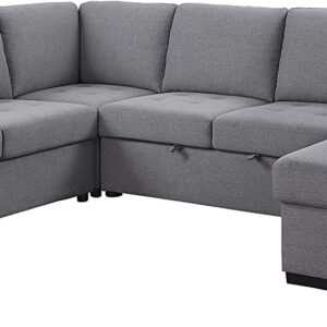 Acme Furniture Nardo Sectional, Gray